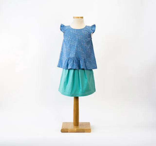 Butterfly Blouse   Skirt Pattern