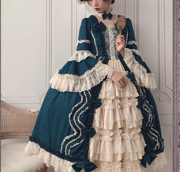 Henrietta~Elegant Lolita Princess Formal Dress Multicolor