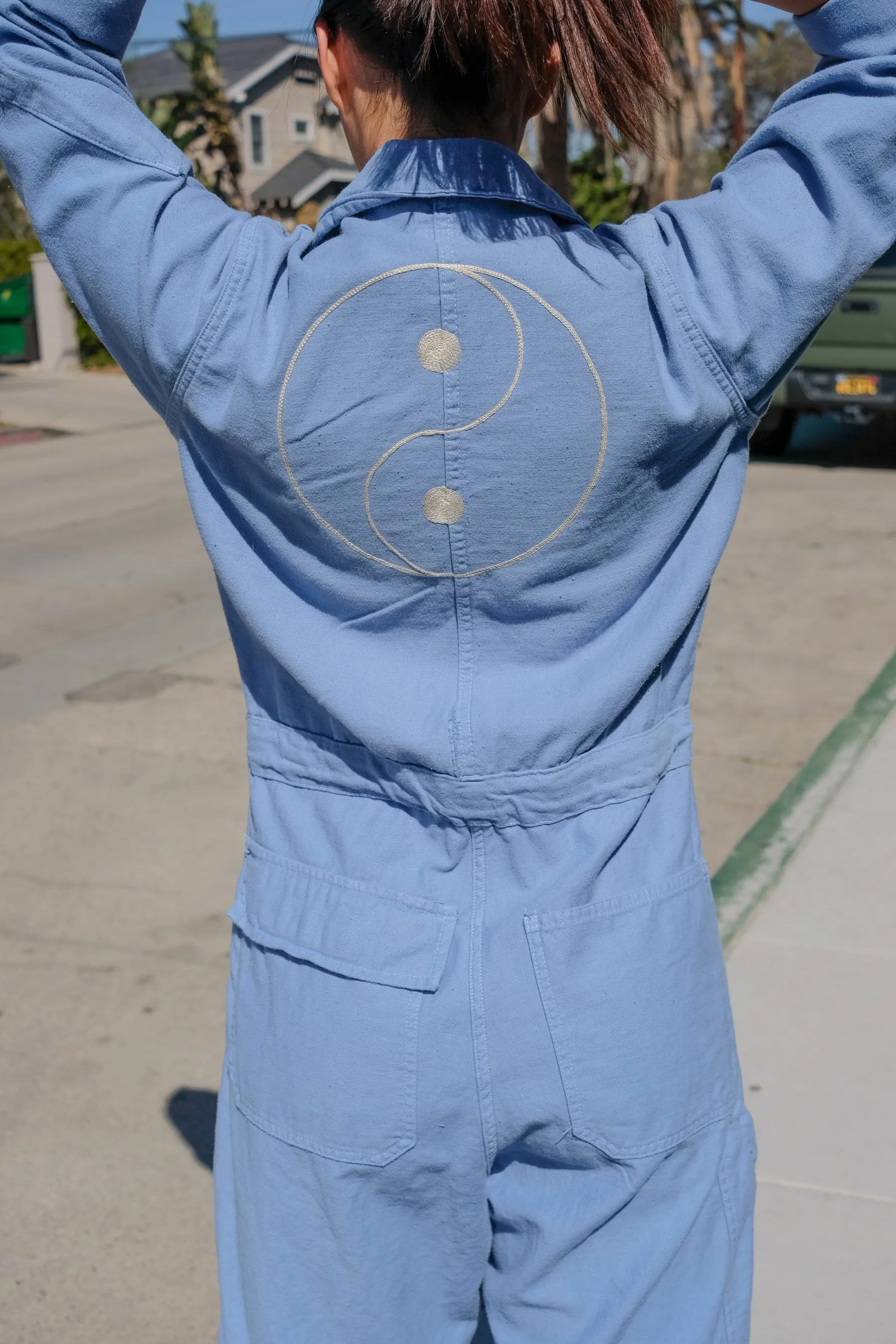 X Prism Blue Yin Yang Coveralls
